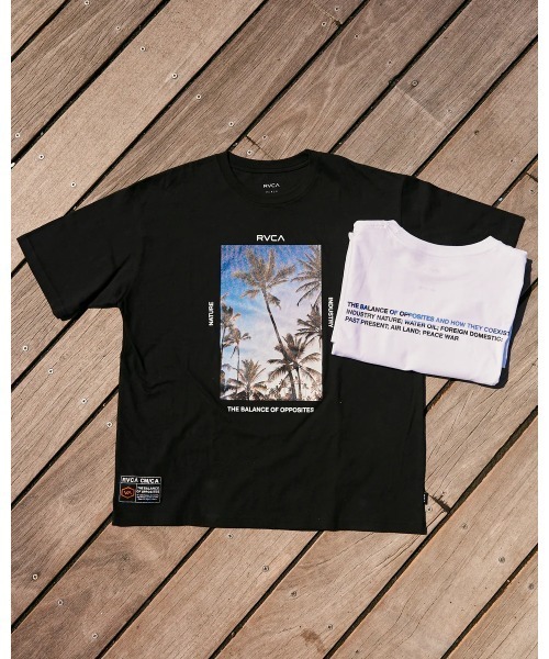 RVCA AZUL コラボ 半袖シャツ FREEサイズ　黒 RVCA AZUL コラボ 半袖シャツ FREEサイズ 黒 - メルカリ