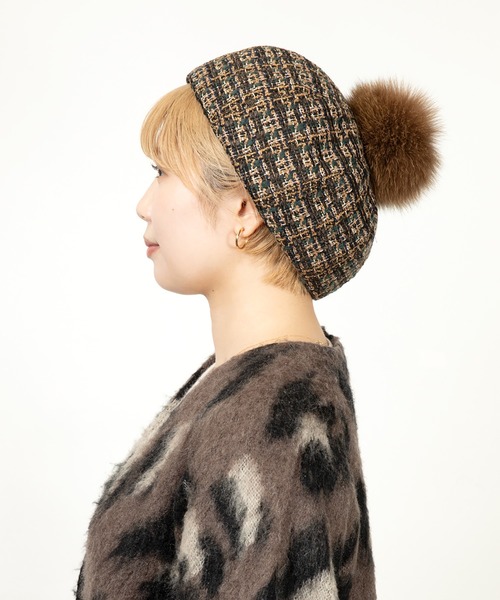 美品✨完売品✨CA4LAカシラ CF MONT ベレー帽 リボン ニット帽 CA4LA（カシラ） 帽子 ベレー帽 JESSICA5 レディース : ZOZOTOWN Yahoo