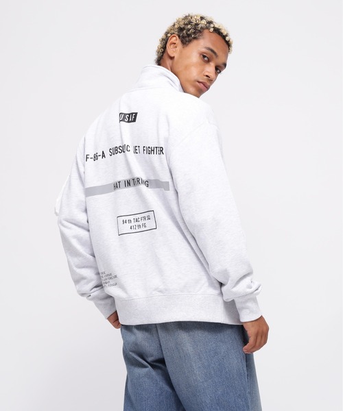 AVIREX（アヴィレックス） トレーナー スウェット STENCIL STAND ZIP