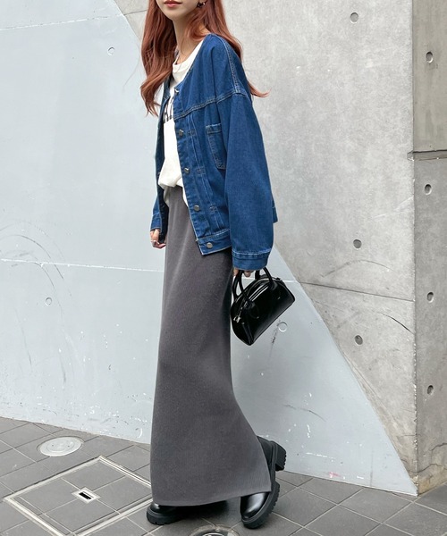 Futier Land（フューティアランド） デニムジャケット gジャン 襟元