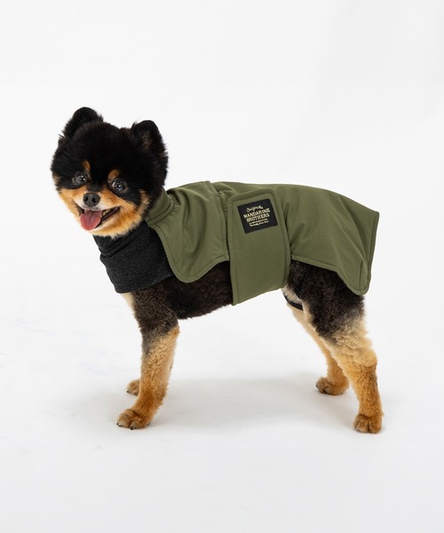 犬服 SS わんこの普段着　ラベンダー小花 MANDARINE BROTHERS（マンダリンブラザーズ） 犬 服 ラップジャケット