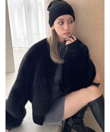 GYDA Ꮇ51ライナーエコファーコート 在庫 処分 セールファッション - GYDA Ꮇ51ライナーエコファーコート