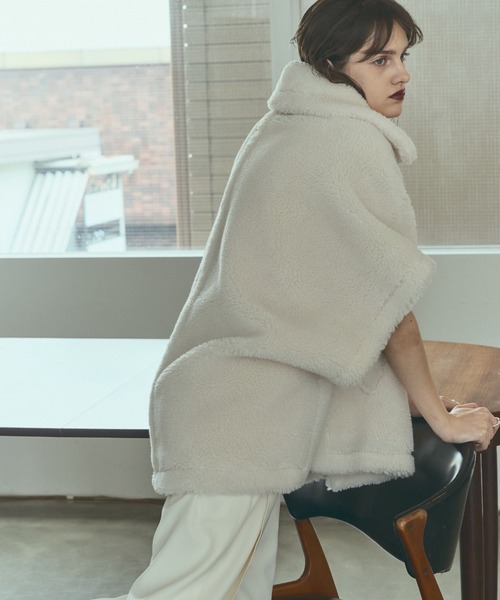 Muel Chic（ミュエルシック） ポンチョ Lila poncho coat リラポンチョ