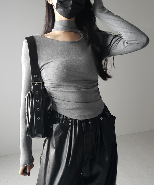 me+em select（ミームセレクト） tシャツ 「 2color 」カットアウト