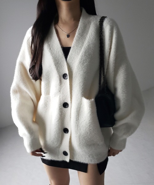 今期 A CCORDION ニット ジャケット カーディガン M UN3D.（アンスリード）の「ACCORDION KT CD / アコーディオンニット