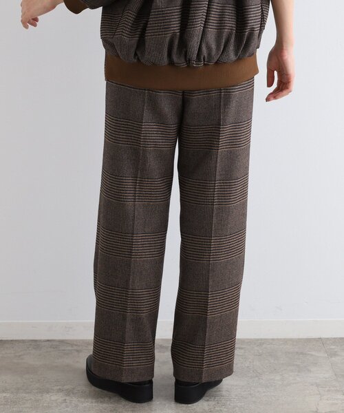 INDIVI（インディヴィ） パンツ 「日本製／SETUP可能」グレンチェック