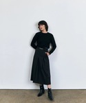 スカート KUME/クメ Wrinkle-fr...の詳細画像2