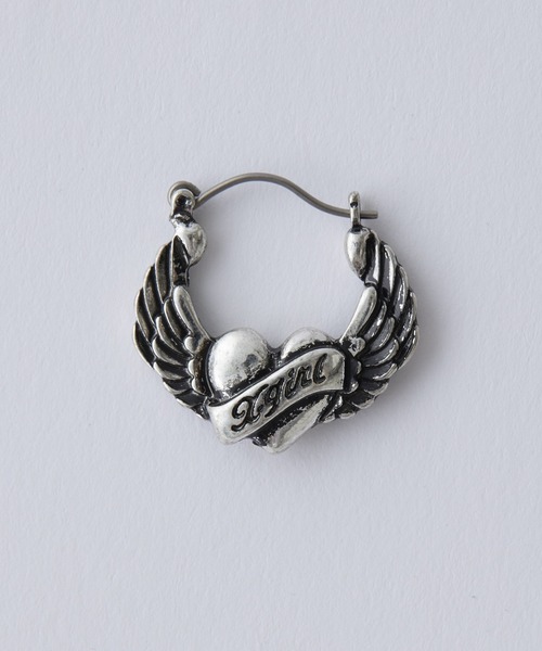 77th / girlピアス CLIP CHAIN HOOP PIERCED EARRINGS (L)(2JP0942)K10 ピアス