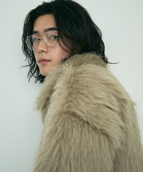 Shoowtime（ショウタイム） ブルゾン アウター Volume eco fur zip up