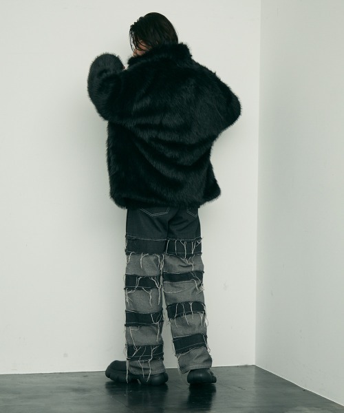 Shoowtime（ショウタイム） ブルゾン アウター Volume eco fur zip up