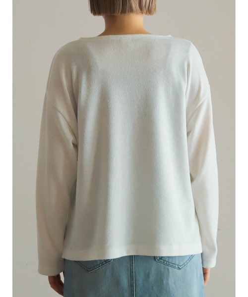 FIL DE FER（フィルデフェール） tシャツ ロゴ刺繍＆プリント ボート