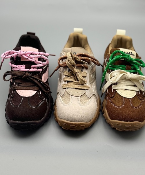 【 】Maisie レディーススニーカー スニーカー 2種類紐スニーカー レディース : ZOZOTOWN Yahoo!店