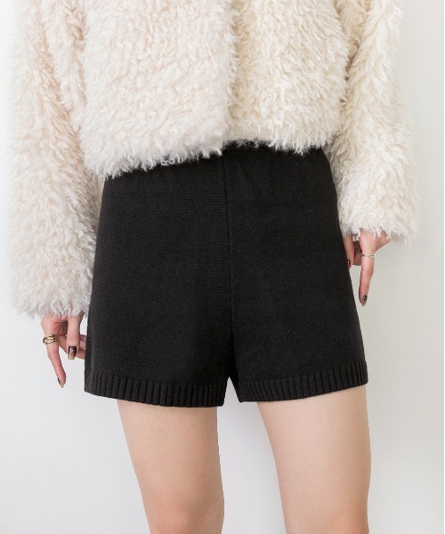 ad thie（アドティエ） パンツ ニットショートパンツ レディース