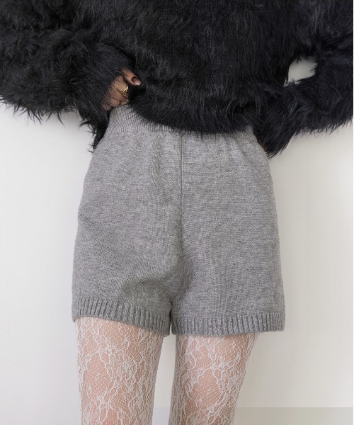 ad thie（アドティエ） パンツ ニットショートパンツ レディース