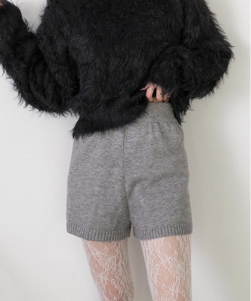 ad thie（アドティエ） パンツ ニットショートパンツ レディース