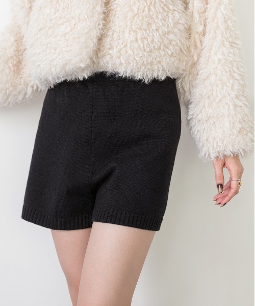 ad thie（アドティエ） パンツ ニットショートパンツ レディース