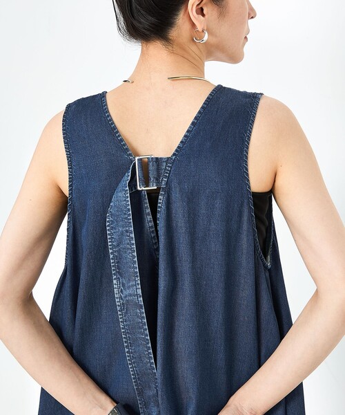 Rie Miller（リエミラー） ワンピース 「RM denim」ロング丈テンセル