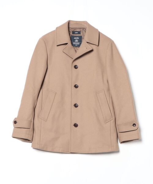 美品[KEITH]キース ベージュ ピーコート 値下げ】KEITH キース ベージュ ウール混コート