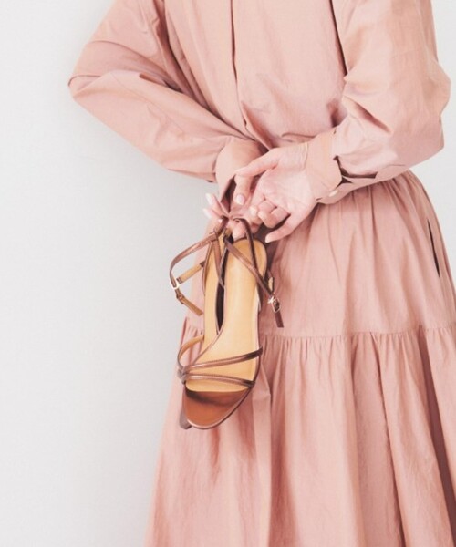 UNTITLED サンダル シャイニーナローサンダル レディース : ZOZOTOWN