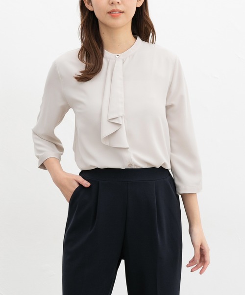 シャツ/ブラウス(長袖/七分) OHGA BOWTIE BLOUSE BOWTIE BLOUSE | OHGA