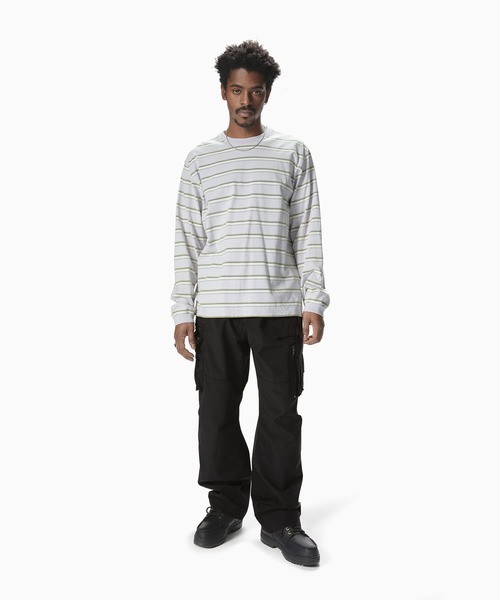 thisisneverthat tシャツ Striped L/S Tee メンズ レディース