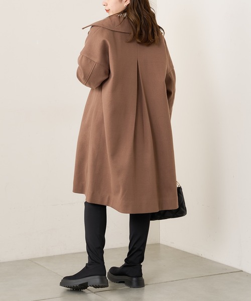 Chico（チコ） ステンカラーコート FREE グレイッシュベージュ