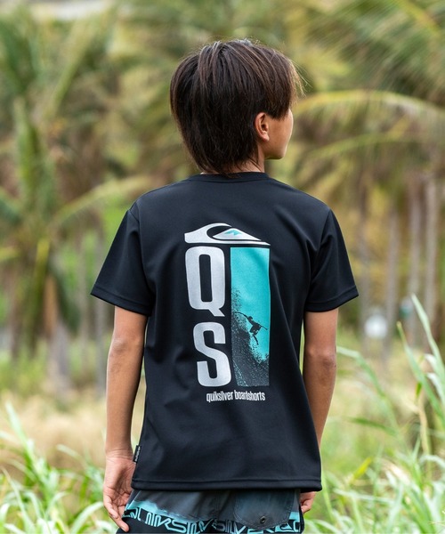 ラッシュガード QUIK DROP SS YOUTH /クイックシルバーキッズバックプリント半袖ラッシュガード（水着） キッズ 子供 男の子 | Quiksilver | 02