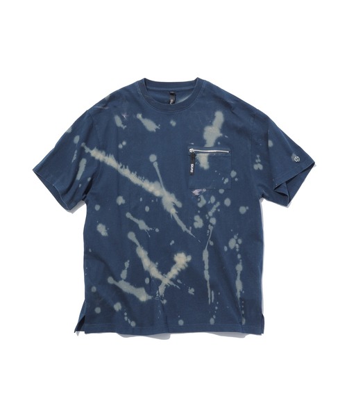 SILAS（サイラス） tシャツ BLEACH ZIP POCKET S/S TEE メンズ