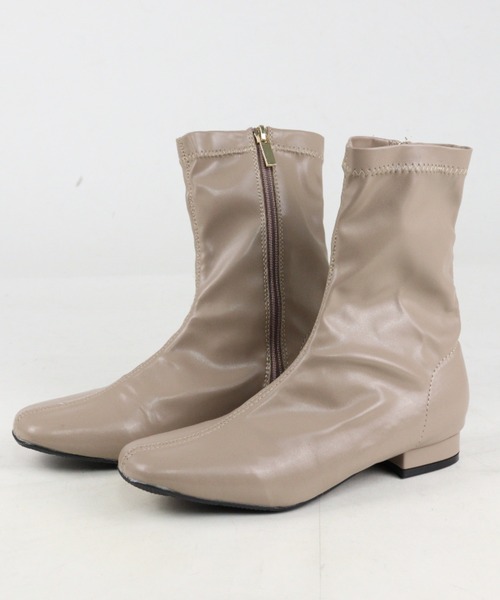 「LibertyDoll」 ショートブーツ S アイボリー レディース_画像4