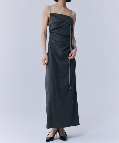 【新品】JOSE MOON アシンメトリージャージドレス　ワンピース JOSE MOON ワンピース ASYMMETRY JERJEY DRESS/アシンメトリー