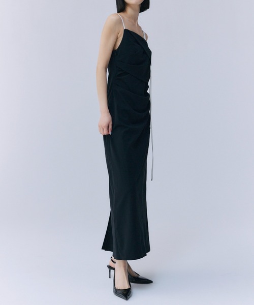 JOSE MOON ワンピース ASYMMETRY JERJEY DRESS/アシンメトリー