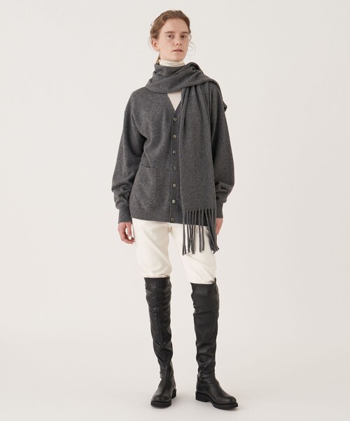 「GALERIE VIE」 長袖ニット FREE ホワイト レディース_画像2