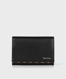 ポールスミス ブライトストライプトリム 名刺入れ ☆新品未使用☆ Paul Smith（ポール・スミス） 名刺入れ ブライトストライプトリム