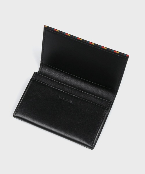 Paul Smith（ポール・スミス） 名刺入れ ブライトストライプトリム