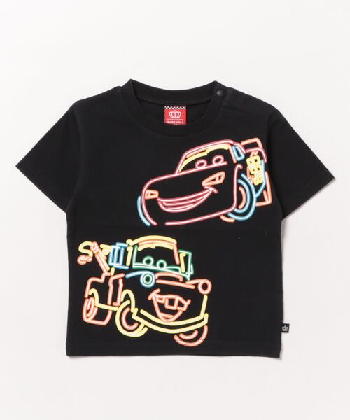 Disney tシャツ 「綿100％」 親子お揃い ディズニー ネオン