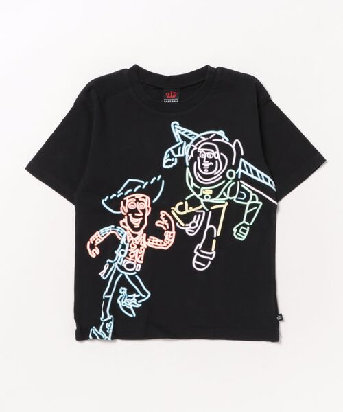 Disney（ディズニー） tシャツ 「綿100％」 親子お揃い ネオン