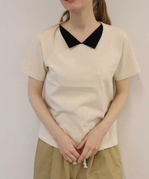 tシャツ 午前10時のTシャツ「襟付きカットソー」 レディース