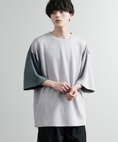boohoo MAN★オーバーサイズ 半袖 クルーネック クロス Tシャツ boohoo MAN☆オーバーサイズ 半袖 クルーネック クロス Tシャツ