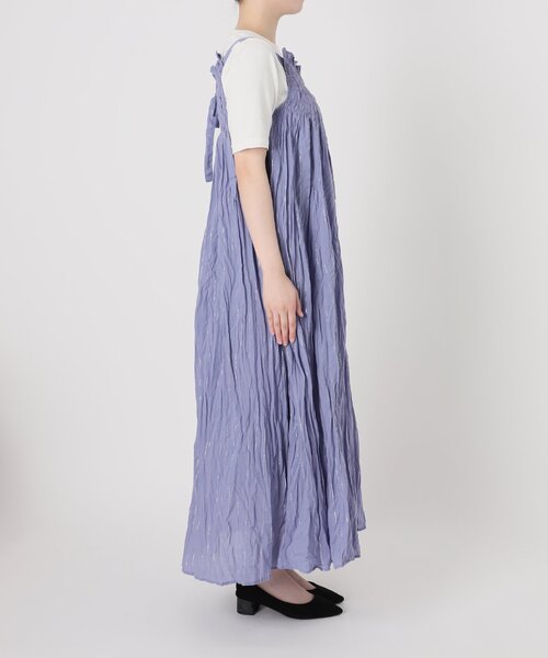 SLOBE IENA ワンピース クリンクルギャザーキャミワンピース