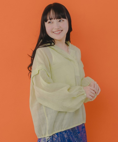 パーカー 151666：スカラーちゃんプリント 2WAYシアープルオーバー レディース ScoLar パーカー 151666：スカラーちゃんプリント 2WAYシアー
