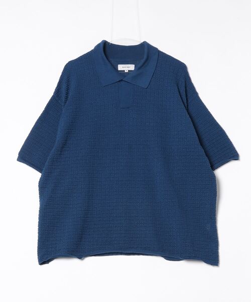 新品未使用MONOFニット MAISON SPECIAL(メゾンスペシャル) バイアス畦編みプライム