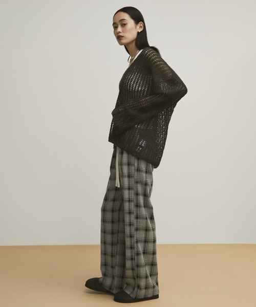 「MERLOT」 長袖ニット FREE イエロー レディース_画像4