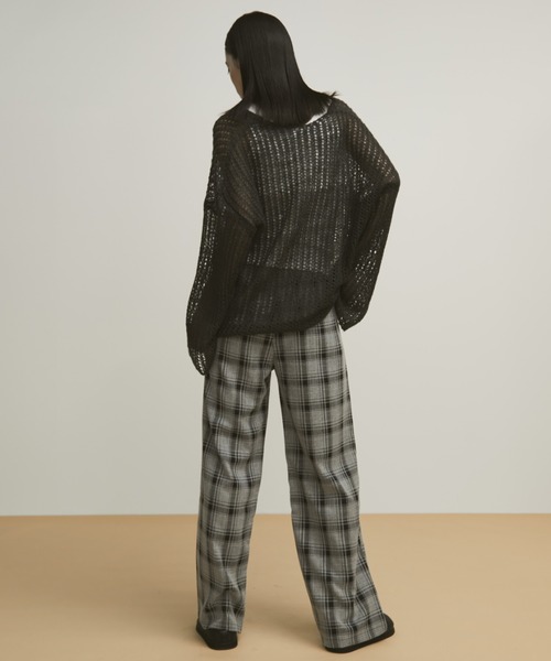 「MERLOT」 長袖ニット FREE イエロー レディース_画像6