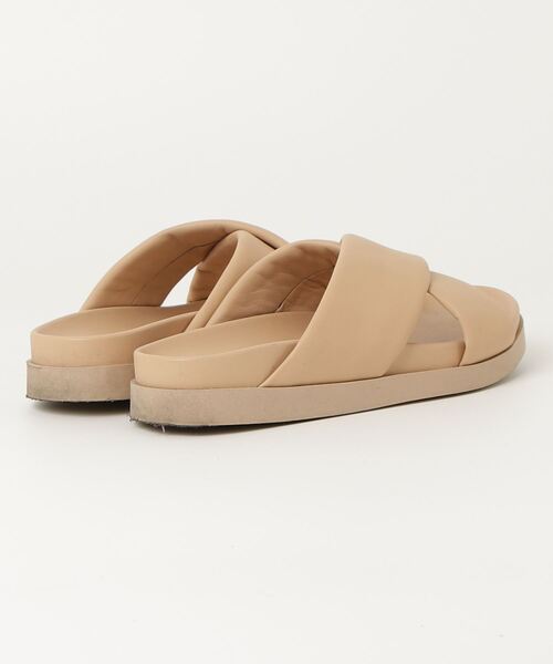 FABIO RUSCONI ベージュサンダル 38 FABIO RUSCONI 「Fabio Rusconi」 フラットサンダル 38 ベージュ
