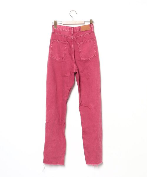 [EVRIS] Denim брюки MEDIUM красный женский 