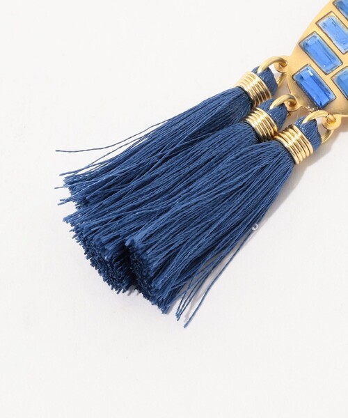 ブローチ MERCEDES SALAZAR BIRD GOLDEN BLUE ブローチ レディースの画像