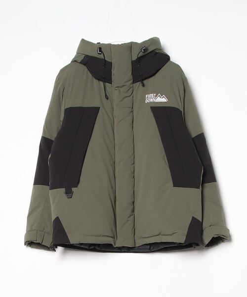FREAK'S STORE」 ダウンジャケット MEDIUM オリーブ レディース