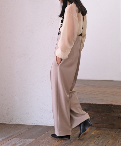 AKTE（アクテ） パンツ ストラップワイドパンツ レディース : ZOZOTOWN