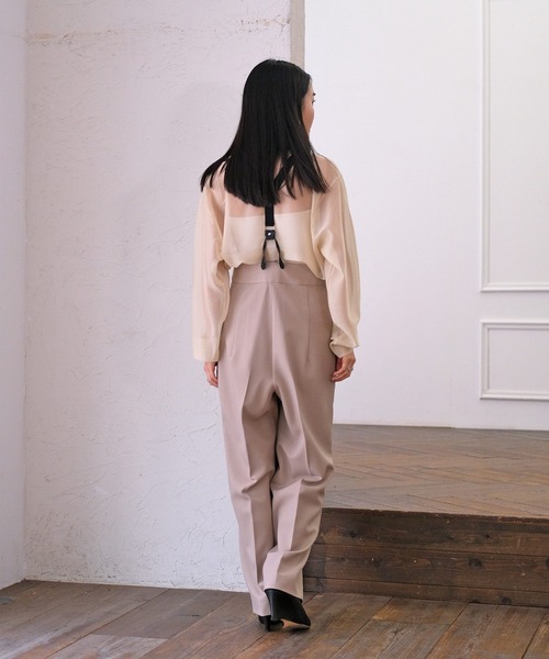 AKTE パンツ ストラップワイドパンツ レディース : ZOZOTOWN