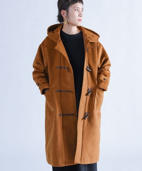 「folka」 ダッフルコート ONE SIZE グレイッシュベージュ レディース_画像4